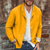 cheap Men&#039;s Blazers-Men&#039;s Jacket Outdoor Daily Summer Spring Regular Coat Regular Fit Breathable Sporty Casual Jacket Long Sleeve Solid Color Classic Black Yellow Blue
