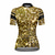 cheap Cycling Jerseys-21Grams® Women&#039;s Cycling Jersey Short Sleeve Mountain Bike MTB Road Bike Cycling Polka Dot Shirt Gold Breathable Quick Dry Moisture Wicking Sports Clothing Apparel / Stretchy / Athleisure
