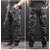 abordables Pantalons &amp; Shorts de Randonnée-Homme Pantalon cargo Pantalon Randonnée Pantalon de travail Militaire camouflage Eté Extérieur Ripstop Respirable Séchage rapide Multi Pocket Pantalons / Surpantalons Bas Camouflage noir Camouflage