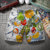 billiga Badkläder och strandshorts-Herr Badshorts Boardshorts Badkläder 3D-utskrift Elastisk dragsko-design Strand Grafisk Frukt Sommar / Medium Midja