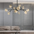 cheap Sputnik Design-102 cm Unique Design Chandelier LED Crystal Nordic Style Modern Living Room Dining Room Bedroom 110-120V