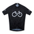 abordables Ensembles de vêtements pour hommes-Homme Maillot et Cuissard Avec Bretelles Velo Cyclisme Manche Courte VTT Vélo tout terrain Vélo Route Blanche Rouge Bleu Graphic Vélo Ensembles de Sport La peau 3 densités Respirable Séchage rapide