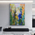 cheap Abstract Paintings-Oil Painting Hand Painted Vertical Panoramic Abstract Landscape Modern Rolled Canvas (No Frame)
