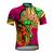 cheap Cycling Jerseys-21Grams® Men&#039;s Cycling Jersey Short Sleeve Mountain Bike MTB Road Bike Cycling Floral Botanical Shirt Green Red Rose Red Breathable Quick Dry Moisture Wicking Sports Clothing Apparel / Athleisure