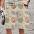 cheap Men&#039;s Swimwear &amp; Beach Shorts-Men&#039;s Swim Trunks Swim Shorts Board Shorts Swimwear 3D Print Elastic Drawstring Design Swimsuit Comfort Soft Beach Graphic Patterned Graffiti Casual Fashion Streetwear White Gray Pink / Mid Waist