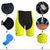 cheap Men&#039;s Shorts, Tights &amp; Pants-Men&#039;s Cycling Road Shorts Bike Shorts Cycling Padded Shorts Bike Shorts Pants Mountain Bike MTB Road Bike Cycling Sports Patchwork Fluorescent 3D Pad Cycling Breathable Quick Dry Yellow Red Polyester
