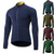 cheap Cycling Jerseys-21Grams Men&#039;s Cycling Jersey Long Sleeve Mountain Bike MTB Road Bike Cycling Graphic Top Wine Red Yellow Dark Navy Spandex Breathable Moisture Wicking Reflective Strips Sports Clothing Apparel