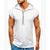 voordelige Hardloop T-shirts-2021 nieuwe producten aliexpress amazon ebay mannen mouwloze fitness oefening trekkoord hooded vest top mannen