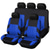 abordables Housses de siège de voiture-5 pièces Housse pour Siège de Voiture pour Ensemble complet Lavable en machine Doux Imperméable pour