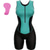 halpa Triathlon-vaatteet-21Grams® Naisten Hihaton Triathlon Tri -puku Kesä Spandex Polyesteri Metsän vihreä Musta / keltainen Vihreä Yhtenäinen väri Geometrinen Pyörä Liikunta-asut UV-vastustuskykyinen 3D alusta Hengittäv