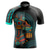 cheap Cycling Jerseys-OUKU Men's Cycling Jersey Short Sleeve Mountain Bike MTB Road Bike Cycling Graphic Animal Vintage Top Black Spandex Breathable Moisture Wicking Reflective Strips Sports Clothing Apparel