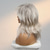 abordables Pelucas naturales de malla-Mezcla de cabello humano Peluca Media Ola natural Parte lateral Corte a capas Corte asimétrico Con flequillo Rubio Cosplay Rizador y enderezador Entradas Naturales Sin Tapa Cabello Birmano Mujer Todo
