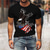 cheap Men&#039;s Graphic Tshirt-Men&#039;s T shirt Tee Designer Summer Short Sleeve Graphic Patterned Eagle Hot Stamping Crew Neck Street Daily Print Clothing Clothes Designer Casual Big and Tall White Black Dark Gray