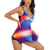 cheap Tankinis-Women&#039;s Swimwear Tankini 2 Piece Plus Size Swimsuit Open Back Blue Purple Camisole V Wire Bathing Suits New Vacation Fashion / Modern / Padded Bras