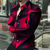 baratos camisas 3d masculinas-Homens Camisa Social Camisa Gráfica Gradiente Aberto para a Lateral Vermelho Azul Laranja Cinzento Escuro Impressão 3D Ao ar livre Rua Manga Longa Imprimir Botão para baixo Roupa Moda Designer Casual