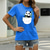 billige T-skjorter til kvinner-Dame Avslappet Ut på byen T skjorte Grafisk Panda Dyr Kortermet Trykt mønster Rund hals Grunnleggende Topper 100 % bomull Grønn Blå Grå S