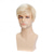 abordables Perruques de personnages de films-Perruques de cosplay Blond Lisse Cheveux synthétiques Court Perruques Homme Perruques Pour la fête