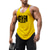 cheap Running Tops-Men&#039;s Tank Top Vest Graphic Letter Crew Neck White Black Blue Yellow Red Hot Stamping Casual Daily Sleeveless Print Clothing Apparel Cotton Sports Fashion Lightweight Big and Tall