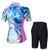 cheap Cycling Jersey &amp; Shorts / Pants Sets-OUKU Women&#039;s Short Sleeve Cycling Jersey Cycling Jersey with Shorts Mountain Bike MTB Road Bike Cycling Rosy Pink Sky Blue Orange White Graphic Design Bike Sports Graphic Curve Design Clothing Apparel