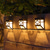 voordelige Wandverlichting buiten-2 stks outdoor wandlampen led solar retro tuin licht waterdichte binnenplaats verlichting voor tuin balkon hek decoratie landschap straatverlichting