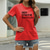 preiswerte T-Shirt-Damen Alltag Ausgehen T Shirt Graphic Buchstabe Kurzarm Bedruckt Rundhalsausschnitt Basic Oberteile 100% Baumwolle Grün Weiß Schwarz S