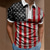 cheap Classic Polo-Men&#039;s Polo Shirt USA T shirt Tee Golf Shirt Flag USA Graphic Prints Turndown Going out golf shirts Short Sleeve Tops Designer Punk &amp; Gothic Sports Wine Red / White Black / Gray