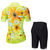 cheap Cycling Jersey &amp; Shorts / Pants Sets-OUKU Women&#039;s Short Sleeve Cycling Jersey Cycling Jersey with Shorts Mountain Bike MTB Road Bike Cycling Rosy Pink Sky Blue Orange White Graphic Design Bike Sports Graphic Curve Design Clothing Apparel