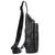Χαμηλού Κόστους Ανδρικές τσάντες-Ανδρικά Κινητό τηλέφωνο τσάντα Τσάντα ώμου Σταυρωτή τσάντα Δέρμα Νάπα Δέρμα αγελάδας Καθημερινά Φερμουάρ Μαύρο Καφέ