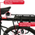 billiga Front &amp; Rear Racks-bakre cykelställ, 110 lbs / 50 kg cykellastställ ram aluminiumlegering universal justerbar cykelutrustning ställ fotstock cykelbagagehållare med verktyg och reflektor för 26&quot;-29&quot; ramar