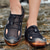 tanie Obuwie i akcesoria-męskie buty turystyczne buty do chodzenia sandały spacerowe amortyzacja oddychający do noszenia lekki kemping / turystyka wędkarstwo sandały turystyczne oddychająca siatka lato czarny brązowy / wspinaczka / okrągły palec