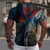 billiga Grafisk polo-Herr POLO Shirt T-shirt Golftröja 3D-tryck Lutning Nedvikt Ledigt Dagligen Button-Down Mönster Kortärmad Blast Designer Ledigt Mode Andningsfunktion Grön Blå Grå