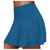 billige Løpeshorts-Dame Løpeskjørt Tennisskjørt Sidelommer 2 i 1 Shorts Atletisk treningsklær Spandex Pustende Fukttransport Myk Trening Treningsøkt Løp Sports Sportsklær Ensfarget Svart Blå Lilla