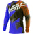 cheap Cycling Jerseys-21Grams® Men&#039;s Long Sleeve Cycling Jersey Downhill Jersey Dirt Bike Jersey Spandex Polyester Green / Yellow Green Sky Blue Graffiti Bike Jersey Thermal Warm UV Resistant Breathable Quick Dry Back