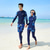 cheap Rash Guard Shirts &amp; Rash Guard Suits-Men&#039;s Rash Guard Rash guard Swimsuit UV Sun Protection UPF50+ Breathable Long Sleeve Diving Suit Swim Shirt 5-Piece Swimming Diving Surfing Beach Floral / Botanical Autumn / Fall Spring Summer