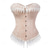 cheap Corset-Rococo Overbust Corset Masquerade Overbust Corset Cosplay Plus Size Lace Tummy Control Push Up Lace Abstract Flower / Floral Plus Size Women&#039;s Royal Masquerade Wedding Party Wedding Guest Adults&#039;