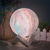 abordables Veilleuses pour chambre d&#039;enfant-Lampe de lune 3d 16 couleurs changent galaxie lune led veilleuse télécommande usb&amp;amp;cadeaux de contrôle tactile pour filles garçons enfants femmes anniversaire