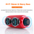 abordables Altavoces Bluetooth-Altavoz Bluetooth portátil Subwoofer inalámbrico de graves altavoces exteriores Boombox AUX TF USB altavoz estéreo caja de música regalo de San Valentín