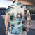 billiga Skjortor med tryck för män-Herr Skjorta Hawaii skjorta Tryck Aloha Kokosnötsträd Hög krage Gata Ledigt Button-Down Mönster Kortärmad Blast Designer Ledigt Mode Andningsfunktion Svartvit Blå Armégrön / Sommar