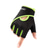Недорогие Перчатки для велоспорта-Перчатки для велосипедистов Велосипедные перчатки Нескользящий Фитнес Мотоспорт Защитный Без пальцев Спортивные перчатки Силиконовый гель Зеленый Черный Розовый для Взрослые