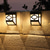 voordelige Wandverlichting buiten-2 stks outdoor wandlampen led solar retro tuin licht waterdichte binnenplaats verlichting voor tuin balkon hek decoratie landschap straatverlichting