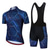 cheap Cycling Jersey &amp; Shorts / Pants Sets-21Grams® Men's Short Sleeve Cycling Jersey with Bib Shorts Mountain Bike MTB Road Bike Cycling Dark Blue Bike Clothing Suit Spandex Polyester 3D Pad Breathable Quick Dry Moisture Wicking Back Pocket