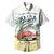 tanie Koszule hawajskie-Męskie Koszula Koszula hawajska Samochód Wieczorne czarny / biały Biały Żółty Niebieski Zielony Na zewnątrz Ulica Krótki rękaw Przycisk w dół Odzież Moda Designerskie Codzienny Oddychający