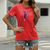 olcso Női pólók-Női Póló Grafika Toll Hétköznapi Alkalmi Póló Rövid ujjú Nyomtatott Kerek Alap Lóhere Fehér Fekete S