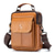 cheap Men&#039;s Bags-Men&#039;s Sling Shoulder Bag Crossbody Bag Shoulder Bag Cowhide Daily Zipper Vintage Black Brown