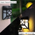 voordelige Wandverlichting buiten-2 stks outdoor wandlampen led solar retro tuin licht waterdichte binnenplaats verlichting voor tuin balkon hek decoratie landschap straatverlichting