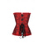billige Rokoko-Rokoko Overbustkorsett Maskerade Overbustkorsett Store størrelser Cosplay Store størrelser Jacquard Midjekontroll Dytt opp Kostyme Dame Maskerade Fest Karneval i Venezia Voksne Korsett