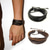 Χαμηλού Κόστους ανδρικά κοσμήματα &amp; κολιέ &amp; δαχτυλίδια-Ανδρικά Αντρες γυναίκες 1 τεμ Μανικετόκουμπα Βραχιόλι vintage αργαλειό βραχιόλι Δώρο Παραλία Ρετρό Προσαρμόσιμη Απλός Ευρωπαϊκό Μαύρο Καφέ