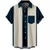 billiga Tropiska skjortor-Herr Hawaii skjorta Skjorta Färgblock Nedvikt Gata Ledigt Button-Down Kortärmad Blast Designer Ledigt Mode Andningsfunktion Grön Blå Rubinrött