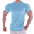 ieftine Tricouri casual pentru bărbați-Colanți de marca fitness Tide, tricou sport pentru bărbați, haine cu uscare rapidă, alergare de vară, gât rotund, haine de antrenament pentru baschet, mâneci scurte elastice