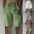 cheap Classic-Men&#039;s Shorts Linen Shorts Summer Shorts Baggy Shorts Elastic Waist Print Straight Leg Sun Graphic Prints Comfort Breathable Knee Length Sports Outdoor Daily Fashion Big and Tall White Blue